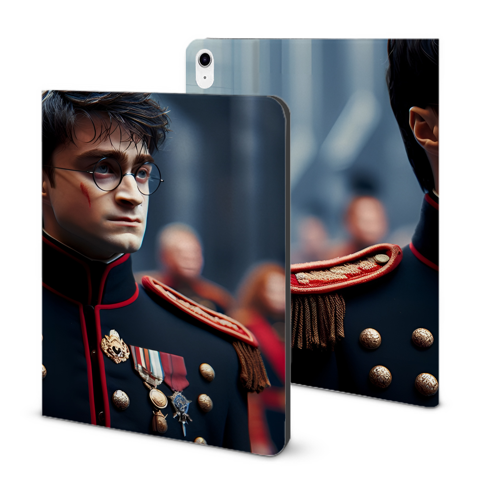 （画像用） Harry Potter ハリー・ポッターシリーズ IPad ケース ブック型 PUレザー TPU 耐衝撃 軽量 薄型 ペン収納なし 全面保護 IPad 各モデル対応